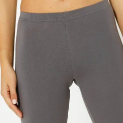 Legging|Broek<Blancheporte Fietsbroek in biokatoen antraciet