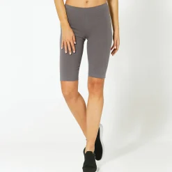 Legging|Broek<Blancheporte Fietsbroek in biokatoen antraciet