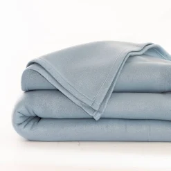 Deken<Blancheporte Fleece deken 300g/m2, voor de beste prijs blauw
