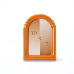 Decoratieartikel<Blancheporte Fotokader in boogvorm oranje