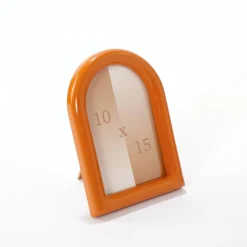 Decoratieartikel<Blancheporte Fotokader in boogvorm oranje