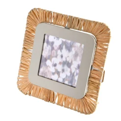 Decoratieartikel<Blancheporte Fotokader in raffia naturel