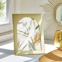 Feestdecoratie|Decoratieartikel<Blancheporte Fotokader van metaal goudkleurig