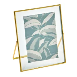 Feestdecoratie|Decoratieartikel<Blancheporte Fotolijst in doorzichtig glas goudkleurig