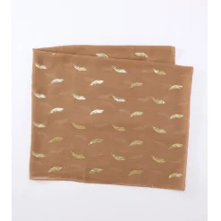 Sieraden En Feestaccessoires|Accessoires En Juwelen<Blancheporte Foulard met pluimmotief taupe