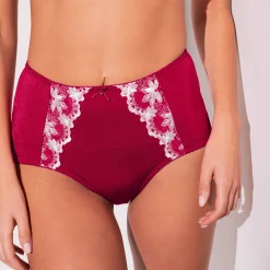 Feestelijke Lingerie|Slip En Shorty<Confidence Lingerie Gainebroekje voor platte buik Calenca kersenrood