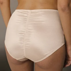 Slip En Shorty<Confidence Lingerie Gaineslip in glanstricot en kant Salford - set van 2 schelpen + granaatrood