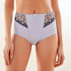 Slip En Shorty<Confidence Lingerie Gaineslip in microvezel en geborduurde tule Caminata korenbloem