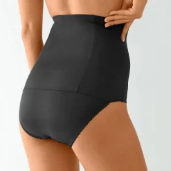 Slip En Shorty<Blancheporte Gaineslip met taillegordel en afslankende kant zwart