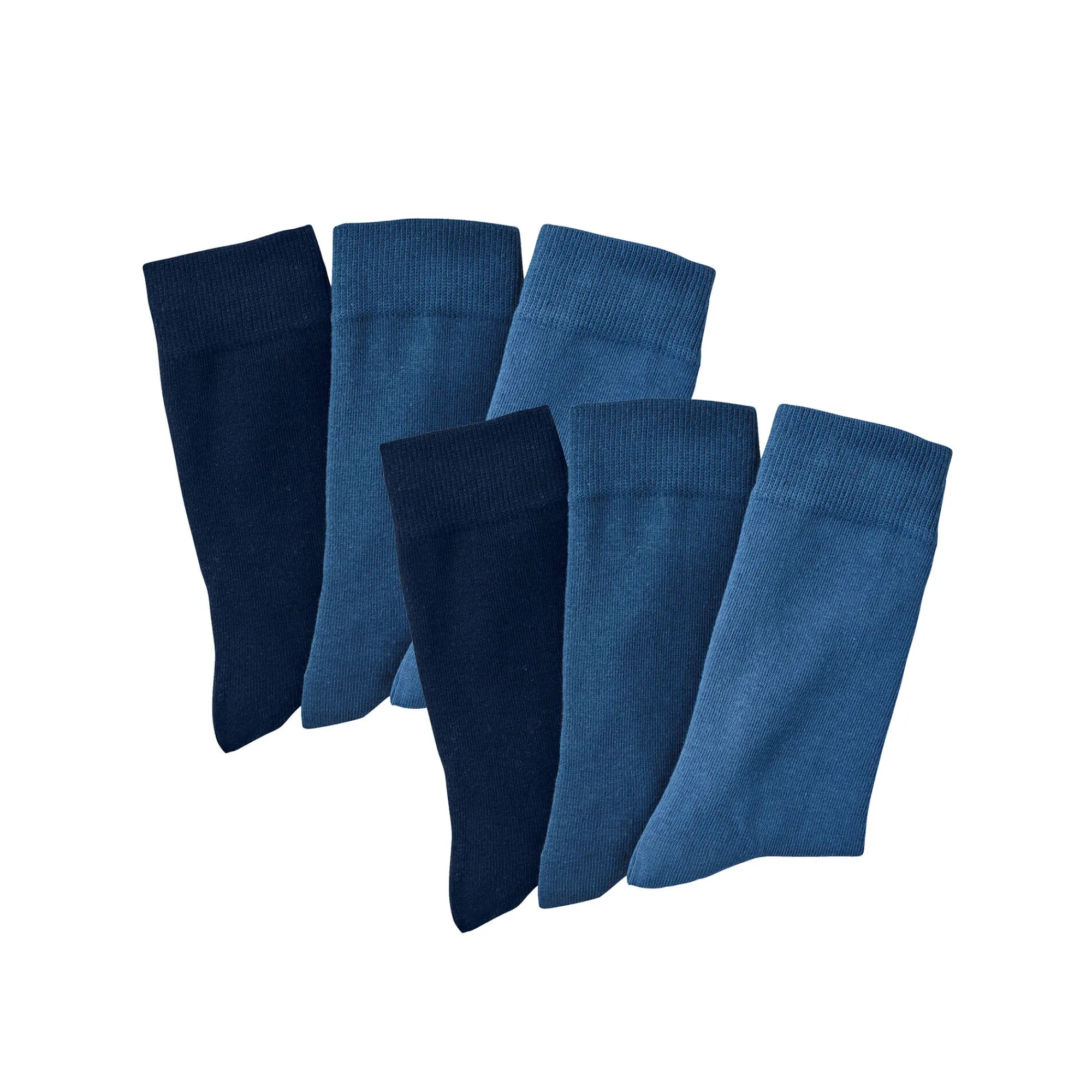 Ondergoed<Blancheporte Geassorteerde sokken - set van 6 paar blauw