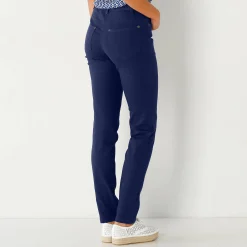 Broek<Blancheporte Gekleurde smalle jeans marine