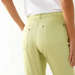 Broek<Blancheporte Gekleurde smalle jeans anijs
