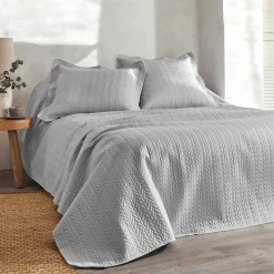 Deken En Bedsprei|Deken, Boutis En Bedsprei<Blancheporte Gematelasseerde bedsprei parelgrijs