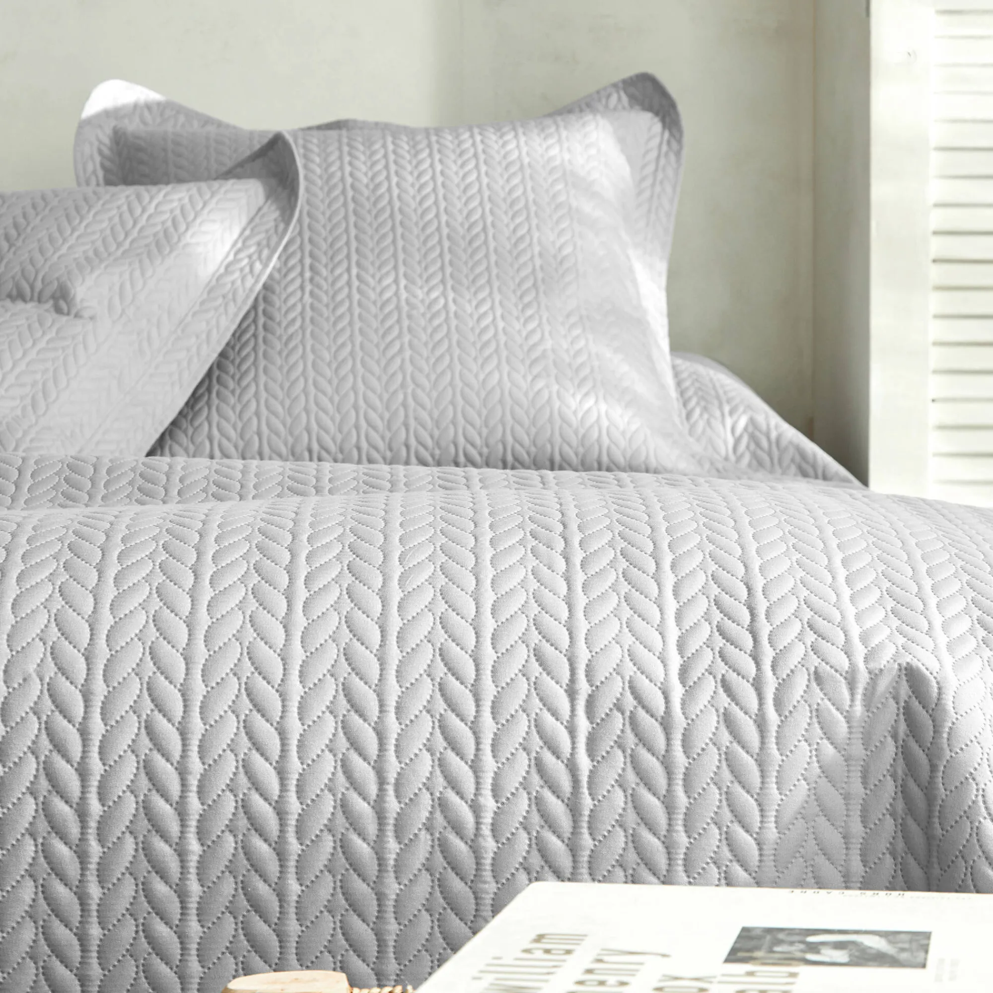 Deken En Bedsprei|Deken, Boutis En Bedsprei<Blancheporte Gematelasseerde bedsprei parelgrijs