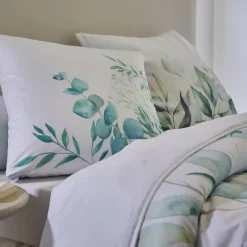 Deken En Bedsprei|Deken, Boutis En Bedsprei<Blancheporte Gematelasseerde bedsprei Elyse, met bloemenprint blauw / groen