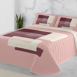 Deken En Bedsprei|Deken, Boutis En Bedsprei<Blancheporte Gematelasseerde bedsprei met print Câline roze