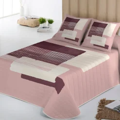 Deken En Bedsprei|Deken, Boutis En Bedsprei<Blancheporte Gematelasseerde bedsprei met print Câline roze