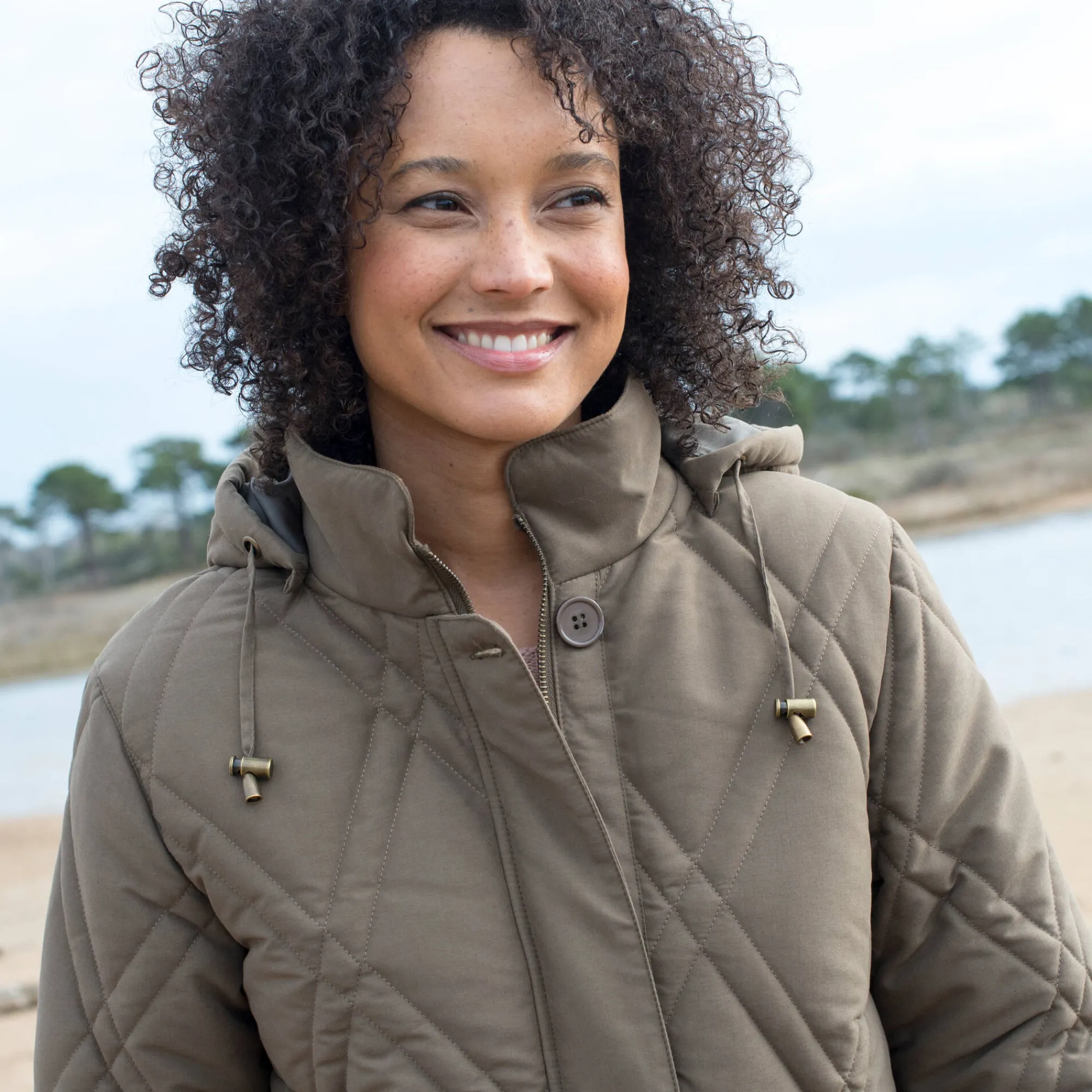 Parka En Donsjas<Blancheporte Gematelasseerde parka in microvezel havanna