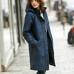 Parka En Donsjas<Blancheporte Gematelasseerde parka in microvezel marine