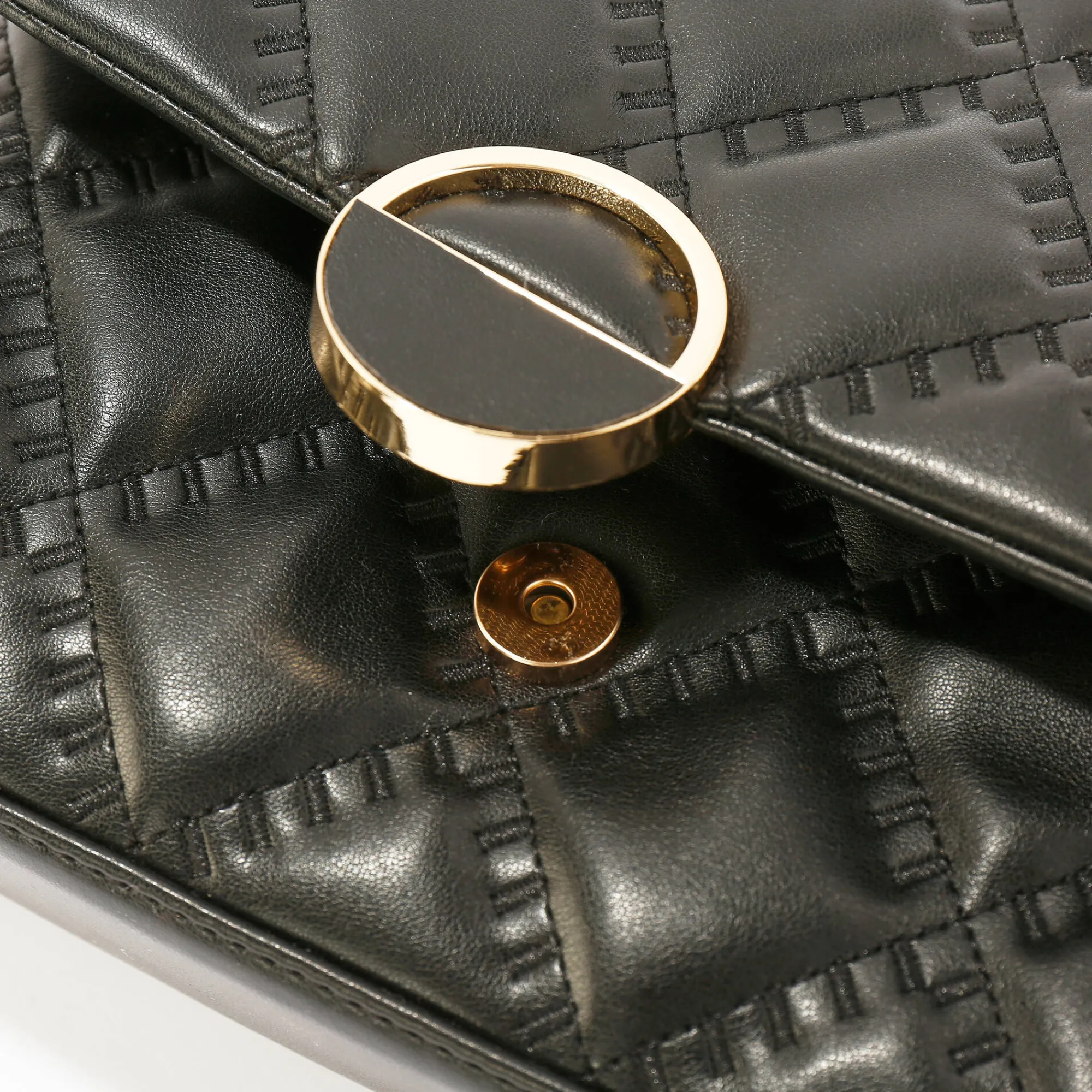 Sieraden En Feestaccessoires|Accessoires En Juwelen<Blancheporte Gematelasseerde tas, leeraspect**@ zwart