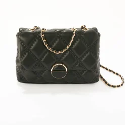 Sieraden En Feestaccessoires|Accessoires En Juwelen<Blancheporte Gematelasseerde tas, leeraspect**@ zwart