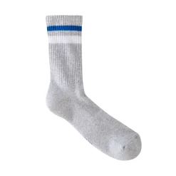 Ondergoed<Blancheporte Geribbelde sokken - set van 3 paar blauw