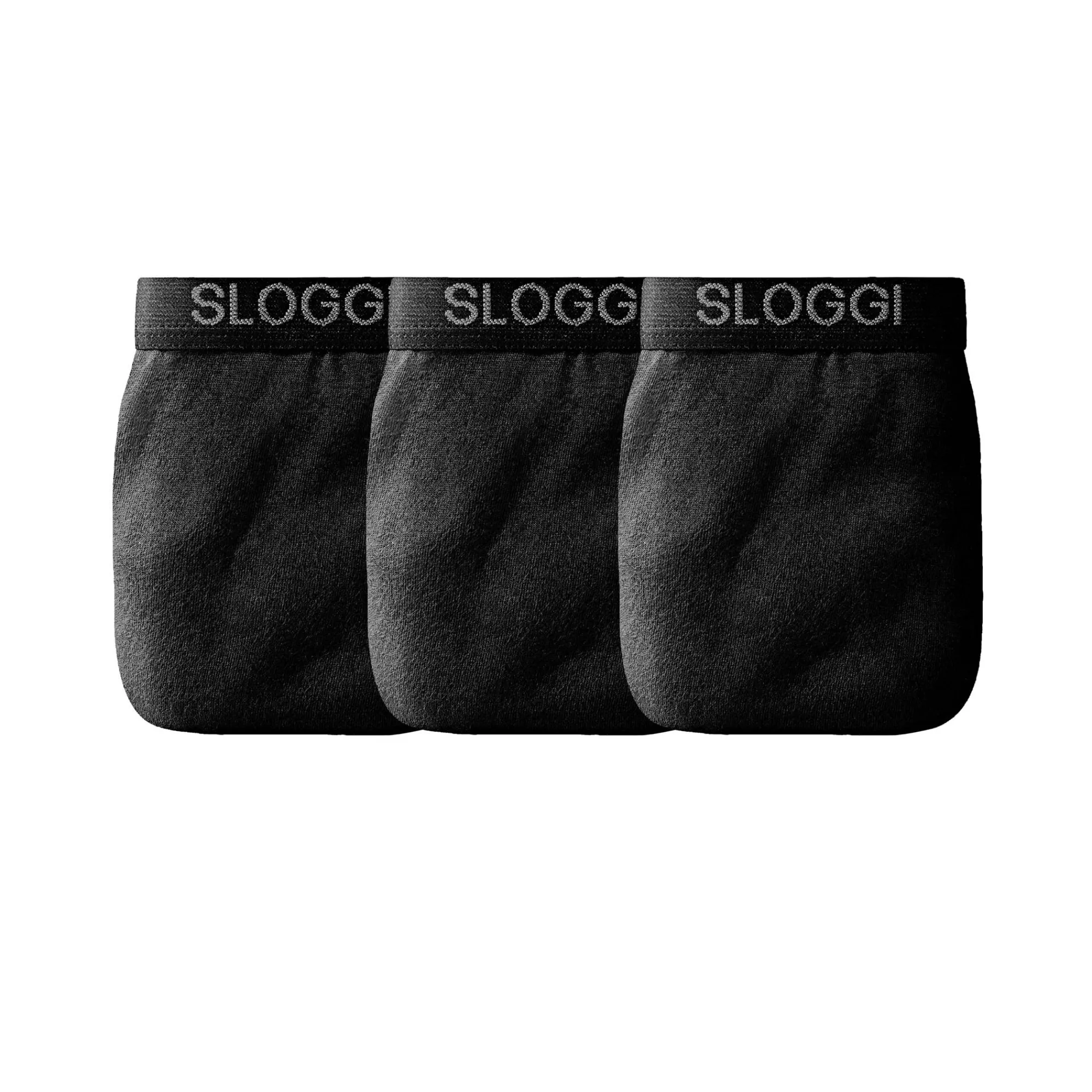 Ondergoed<Sloggi Gesloten midislip - set van 3 zwart