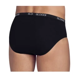 Ondergoed<Sloggi Gesloten slip in midimodel zwart