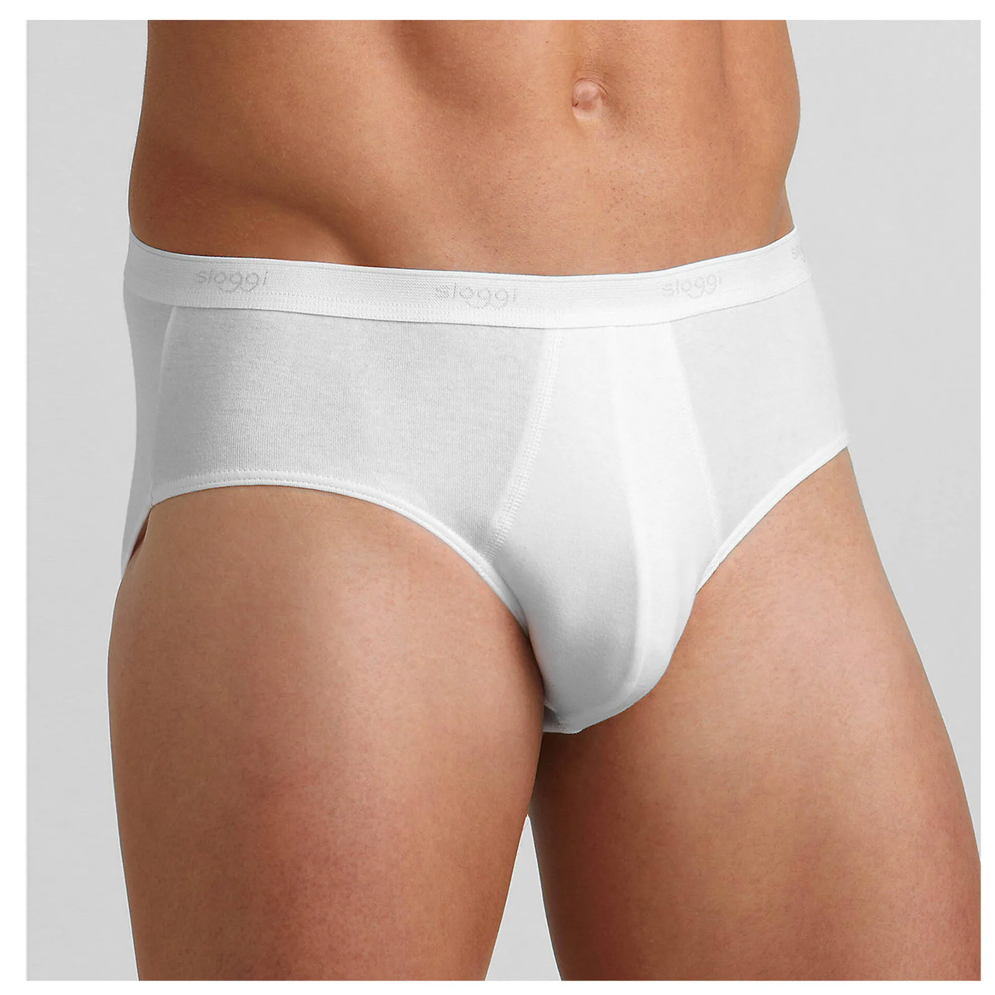 Ondergoed<Sloggi Gesloten slip in midimodel wit