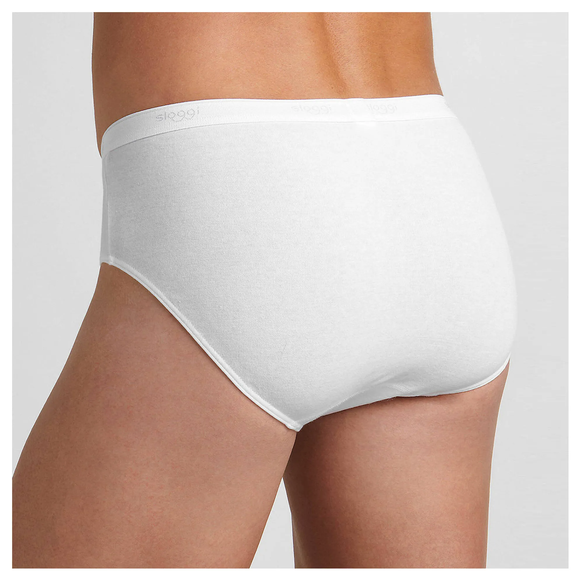 Ondergoed<Sloggi Gesloten slip in midimodel wit