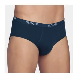 Ondergoed<Sloggi Gesloten slip in midimodel marine