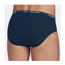 Ondergoed<Sloggi Gesloten slip in midimodel marine