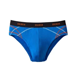 Ondergoed<Blancheporte Gesloten slip met hoge taille - set van 6 blauw + marine