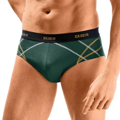 Ondergoed<Blancheporte Gesloten slip met hoge taille - set van 6 bordeaux + groen