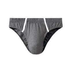 Ondergoed<Blancheporte Gesloten slip met lage taille - set van 8 zwart / grijs