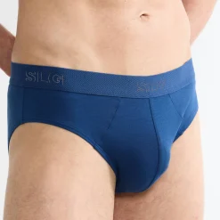 Ondergoed<Sloggi Gesloten slip ® Base - set van 2 blauw + grijs