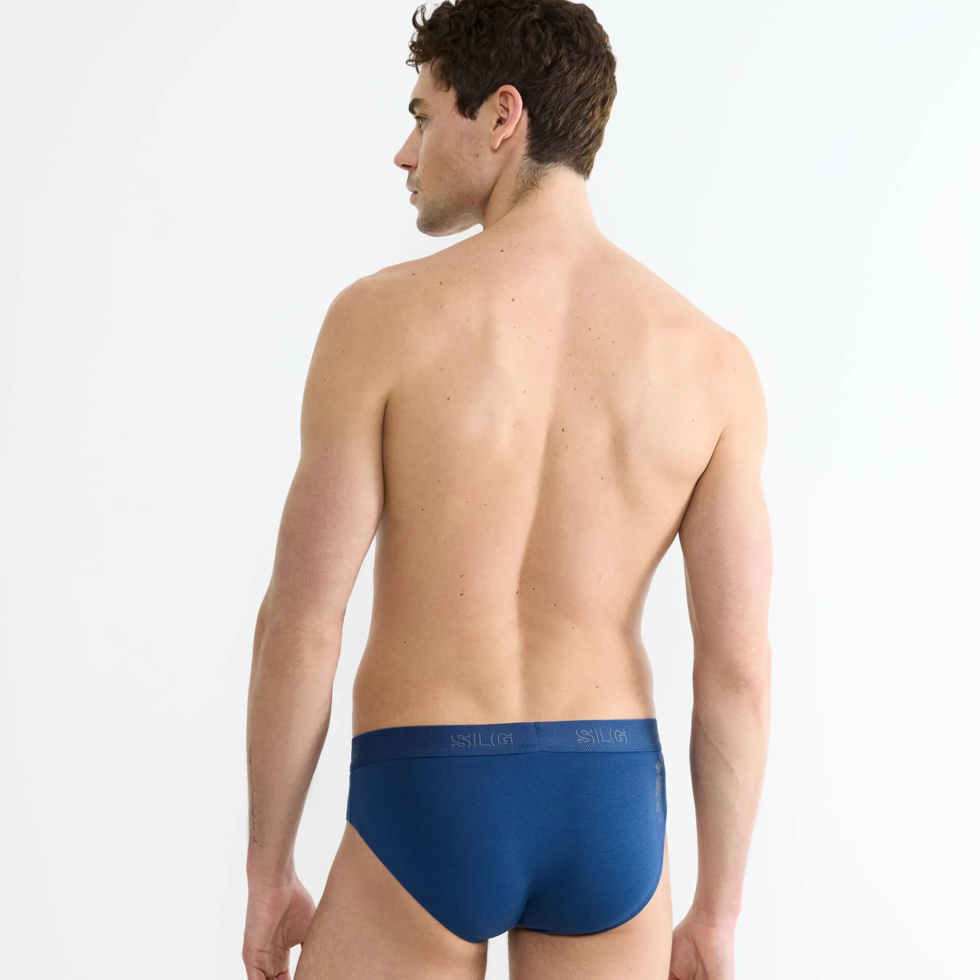 Ondergoed<Sloggi Gesloten slip ® Base - set van 2 blauw + grijs