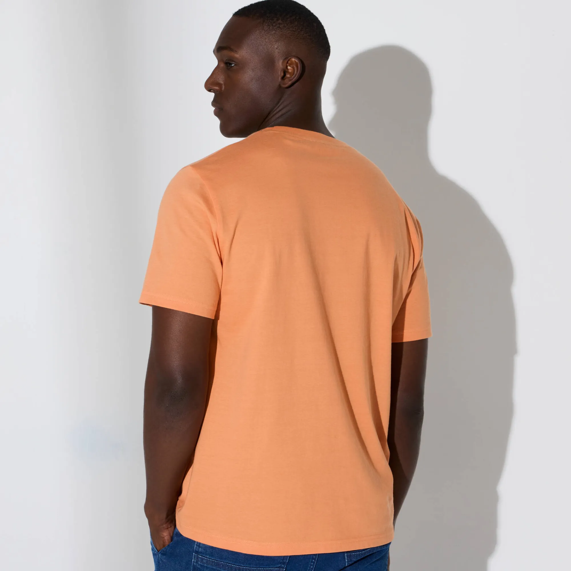 T-Shirt, Hemd En Polo<Blancheporte Gestreept T-shirt met korte mouwen abrikoos
