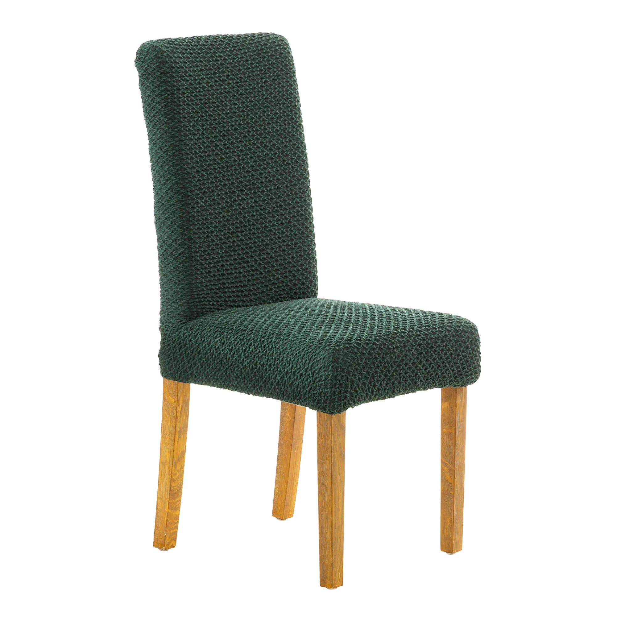 Stoelhoes<Blancheporte Getextureerde, bi-rekbare hoes voor stoel groen