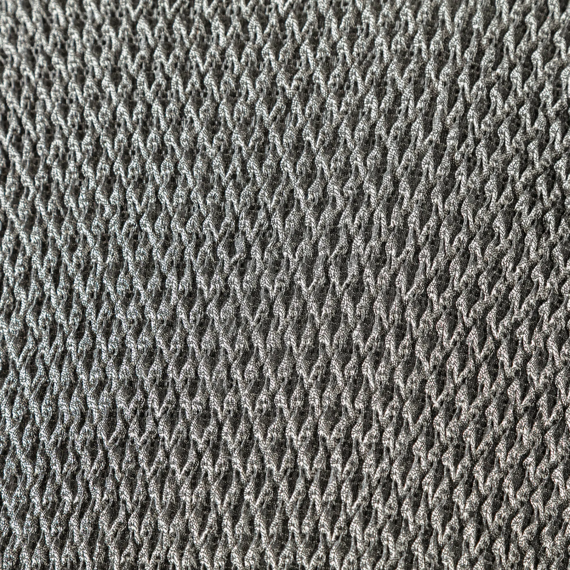 Zitbankhoes<Blancheporte Getextureerde, bi-rekbare hoes voor zitbank en fauteuil met armleuningen chiné grijs
