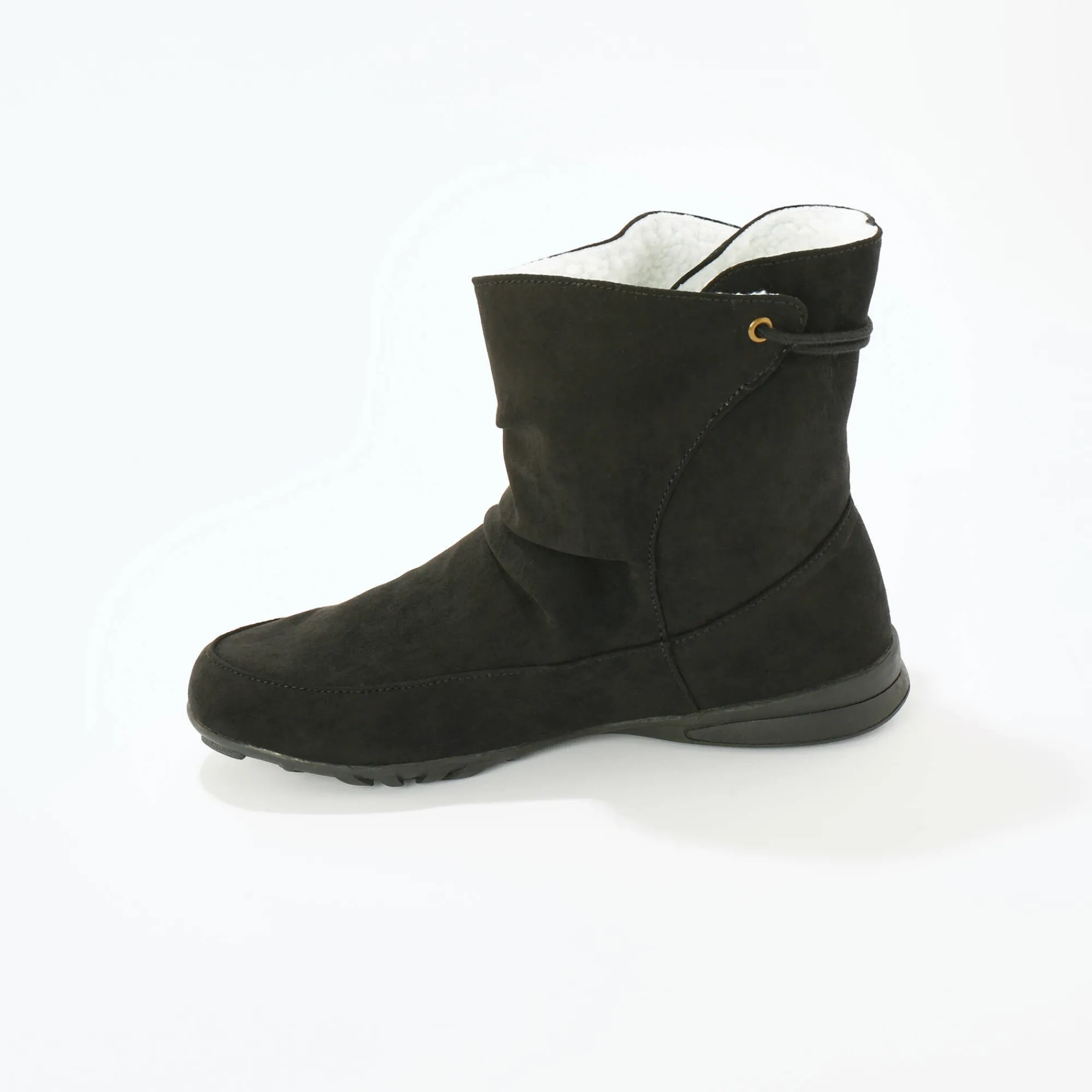 Bottines En Boots|Schoenen<Blancheporte Gevoerde boots zwart
