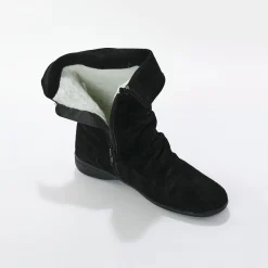 Bottines En Boots|Schoenen<Blancheporte Gevoerde boots in splitleer zwart