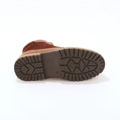 Schoenen|Schoenen Heren<Blancheporte Gevoerde boots met veters en rits bruin