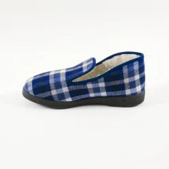 Schoenen|Schoenen Heren<Blancheporte Gevoerde pantoffels voor heren - tot maat 47 blauw