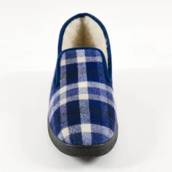 Schoenen|Schoenen Heren<Blancheporte Gevoerde pantoffels voor heren - tot maat 47 blauw