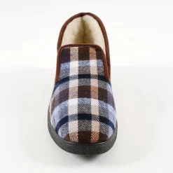 Schoenen|Schoenen Heren<Blancheporte Gevoerde pantoffels voor heren - tot maat 47 bruin