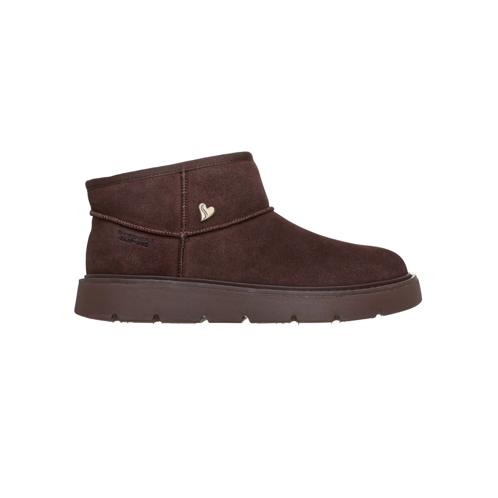 Bottines En Boots|Schoenen<Skechers Gevoerde slip-in boots KEEPSAKES LITE SNOWBIRD chocolade