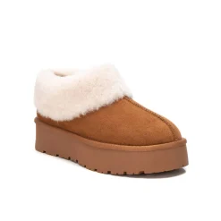 Bottines En Boots|Schoenen<Xti Gevoerde slip-on boots karamel