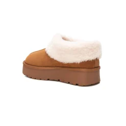 Bottines En Boots|Schoenen<Xti Gevoerde slip-on boots karamel