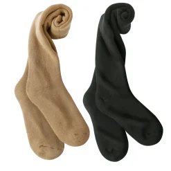 Panty’s, Kniekousen En Sokken<Blancheporte Gevoerde sokken met hoge schacht - set van 2 zwart + taupe